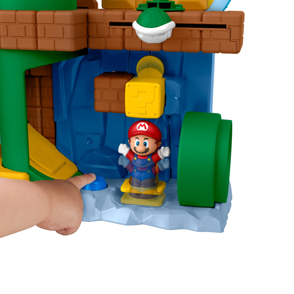 Fisher-Price Little People My Mario Adventure Playset, Musical Toddler Toy With 2 Figures