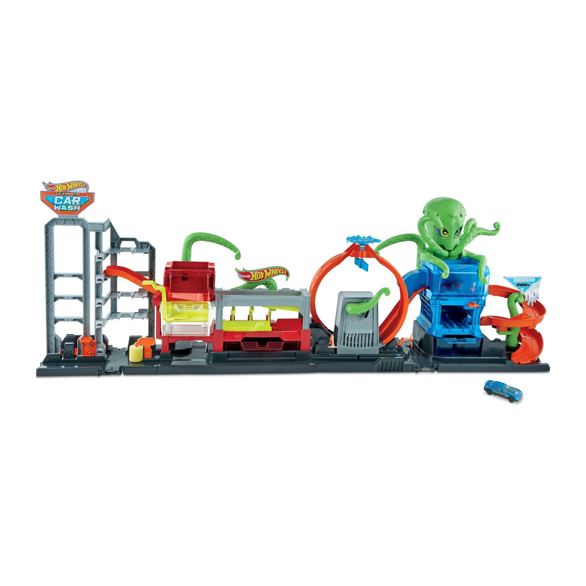Hot Wheels City Station de Lavage Ultime Pieuvre