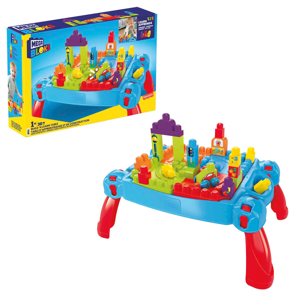 Mega Bloks La Table D’Apprentissage et de Construction