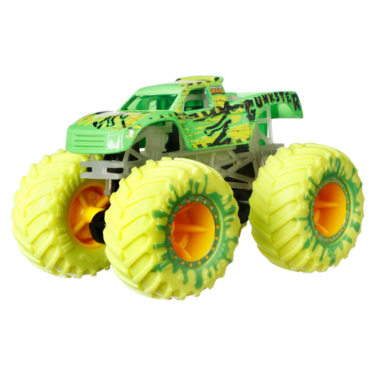Hot Wheels Monster Trucks Coffret 10 Véhicules Phosphorescents