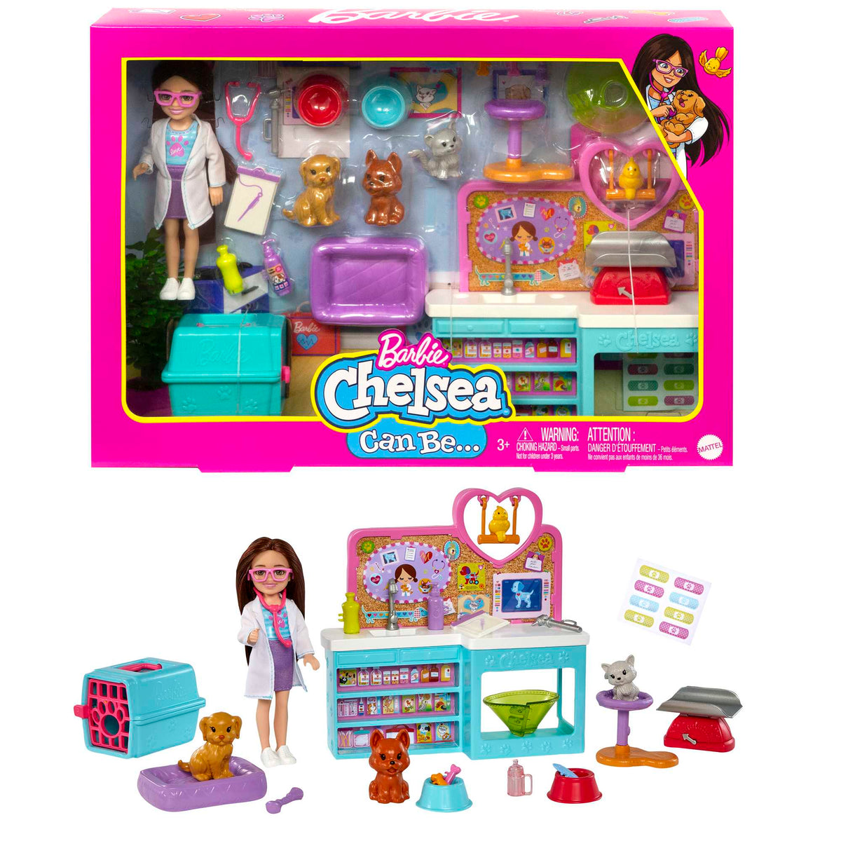 Barbie Chelsea Poupée et Coffret de Jeu