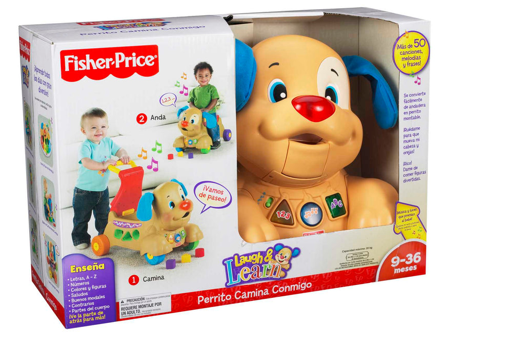 Fisher-Price Ríe y Aprende Andador para Bebês Cachorrinho Anda Comigo