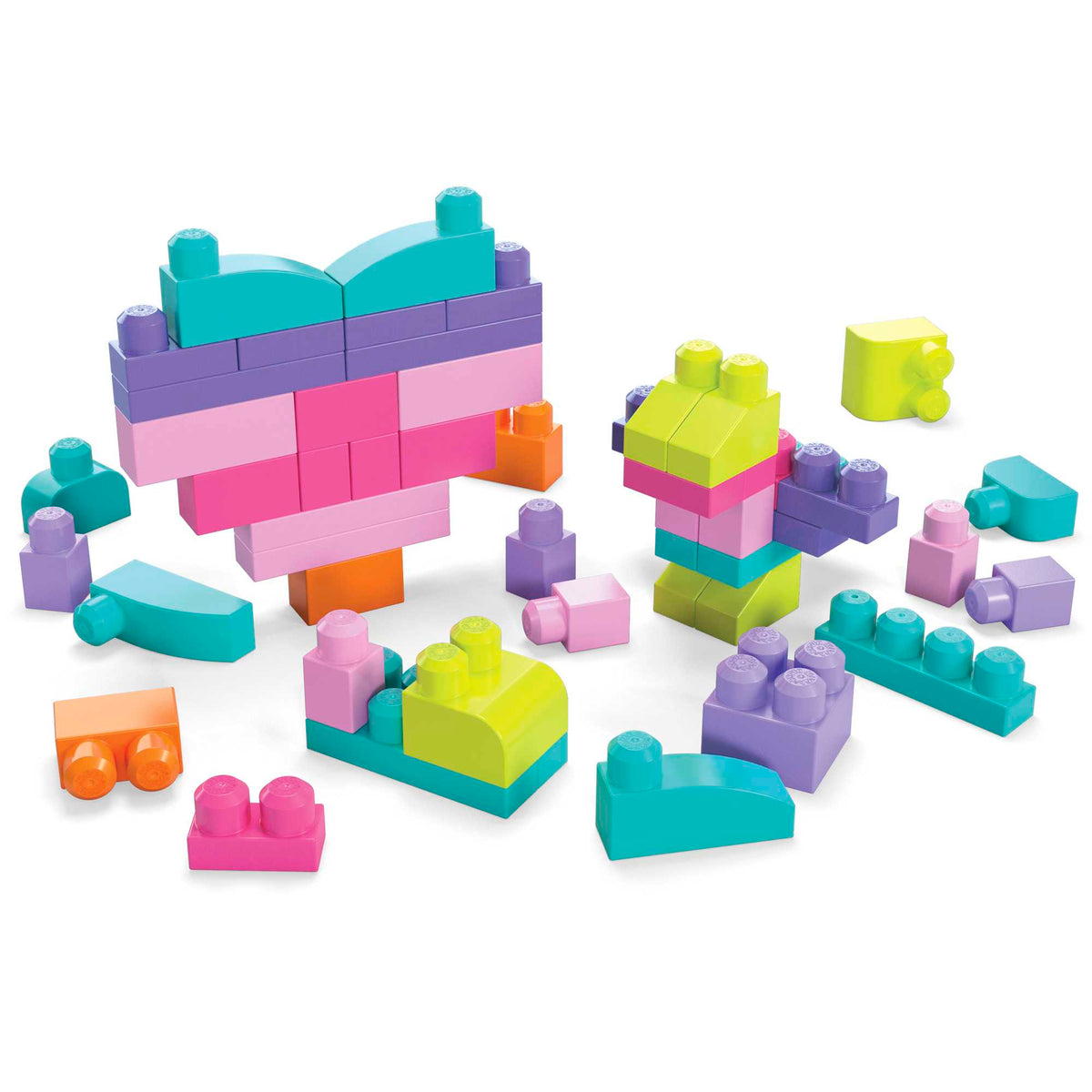 Mega Bloks Sac Rose 80 Briques