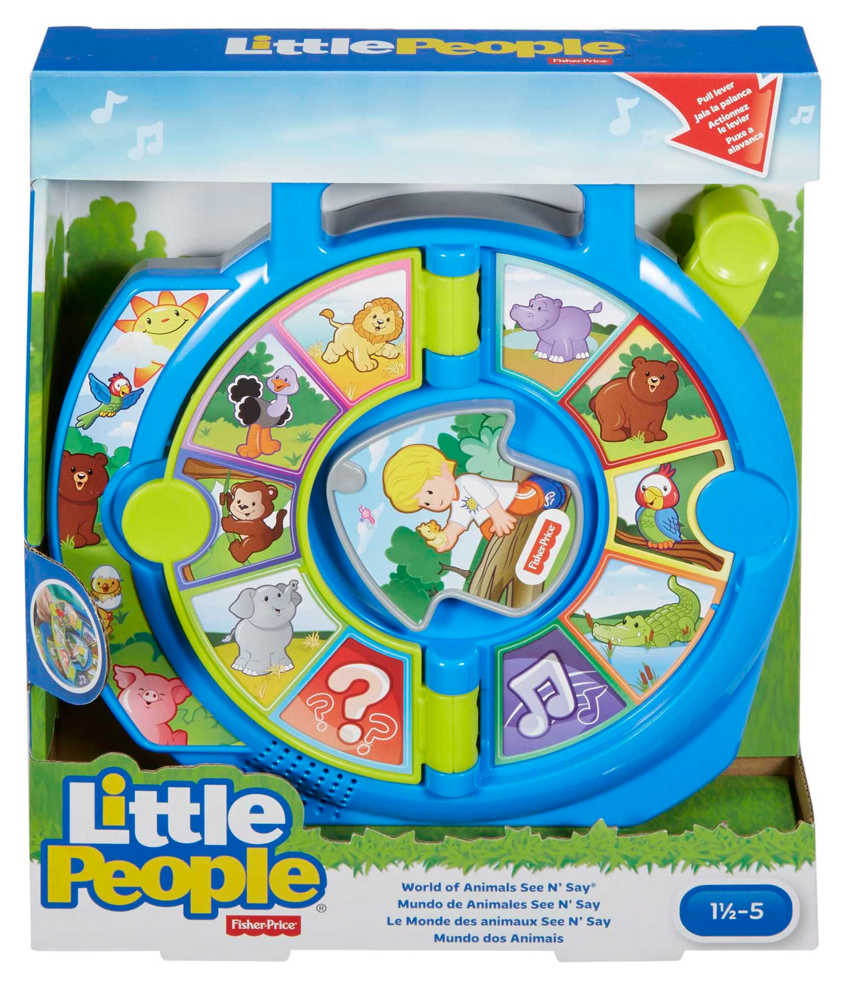 Fisher-Price Little People World Of Animals See ‘n Say Toddler Musical Learning Toy