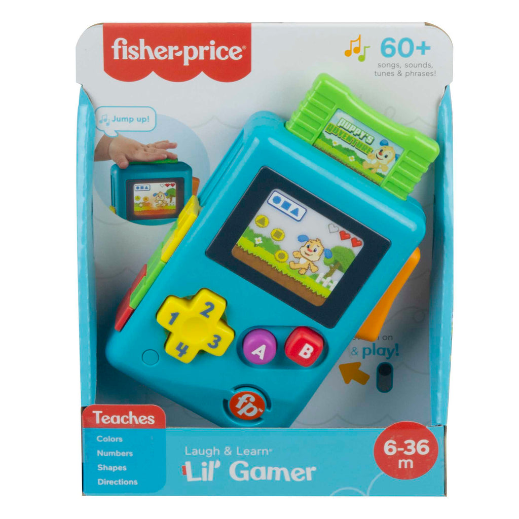 Fisher-Price Rires et Éveil Ma Première Console de Jeu Portable Édit Version Anglaise et Française