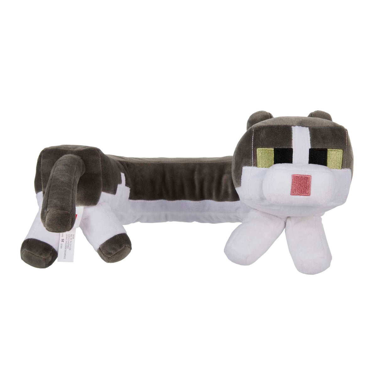 Minecraft Purring Sounds Neck Pillow, Cat Plush Toy With Sound For Travel