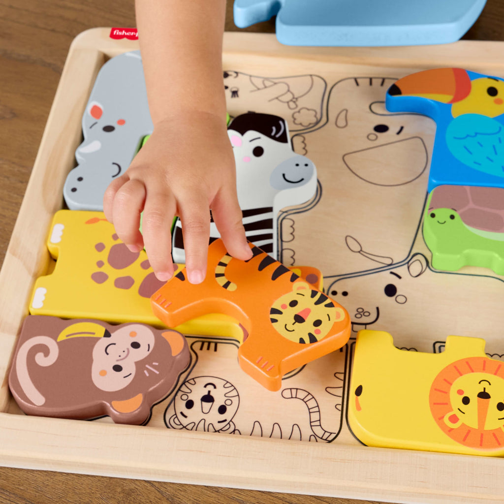Fisher-Price® Puzzle Animaux en Bois