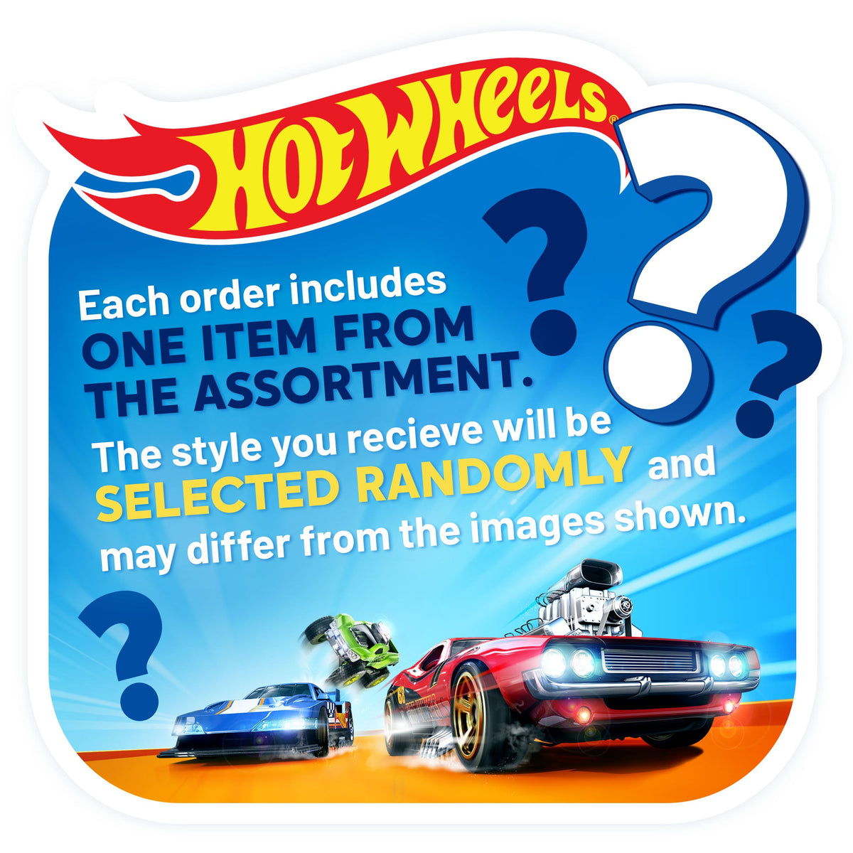Hot Wheels 1:64 Scale Toy Cars & Trucks, 3-Pack
