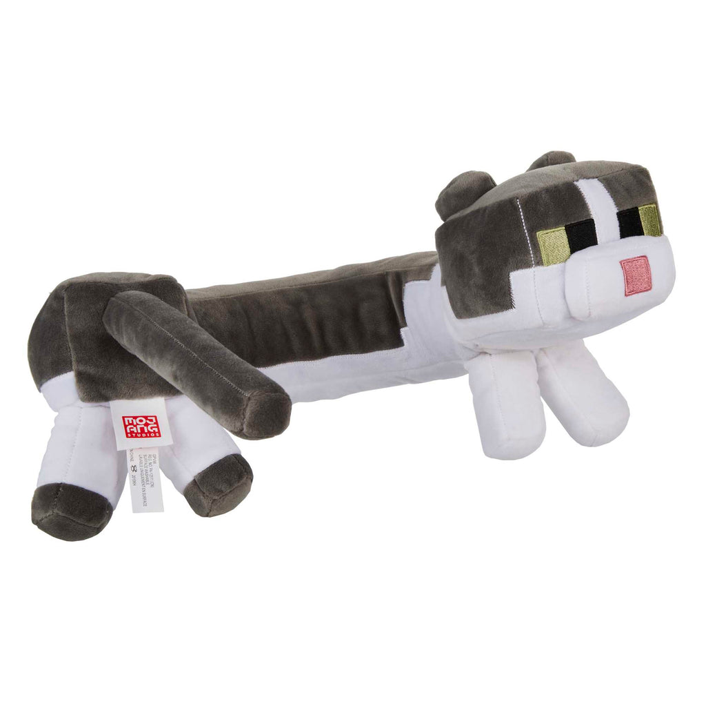 Minecraft Purring Sounds Neck Pillow, Cat Plush Toy With Sound For Travel